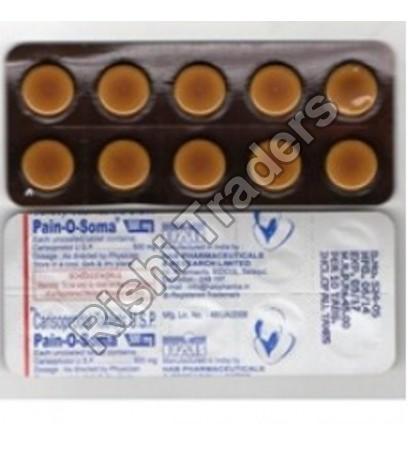 Pain-O-Soma Tablets, Packaging Type : Blister