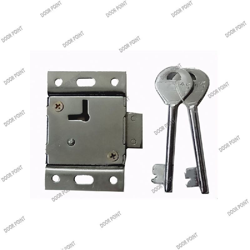 Polished Steel Lever Cupboard lock, Size : Standard