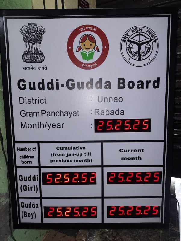 MS Digital Gudda Guddi Board, Size : 24x18 inch