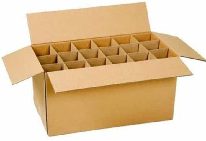 Paper Made corrugated packaging box, Size : 48x40x21.5 Cm Approx