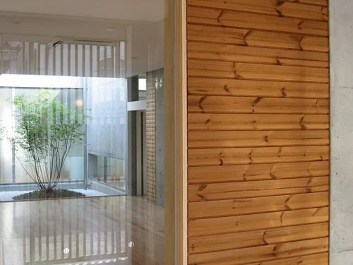 Thermo Pine Wood Cladding Service, for Wall Decoration, Feature : Fine Finishing, Termite Proof