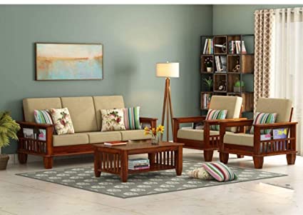 Plain wooden sofa set, Feature : Quality Tested, High Strength