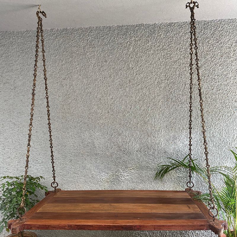 Polished Wooden Swing, for Home, Feature : High Strength, Quality Tested
