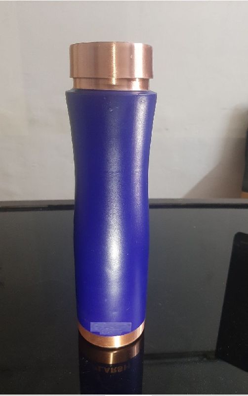 Copper Curved Copper Water Bottle