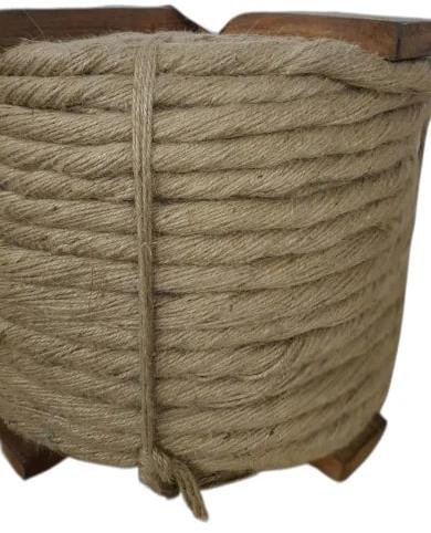 Natural Jute Twine Rope, Packaging Type : Roll, Color : Brown at