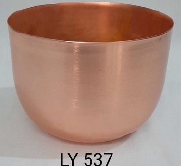 Polished Plain LY 537 Metal Planter, Color : Copper