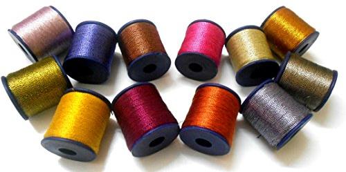 Silk Zari Thread, for Textile Industry, Pattern : Plain