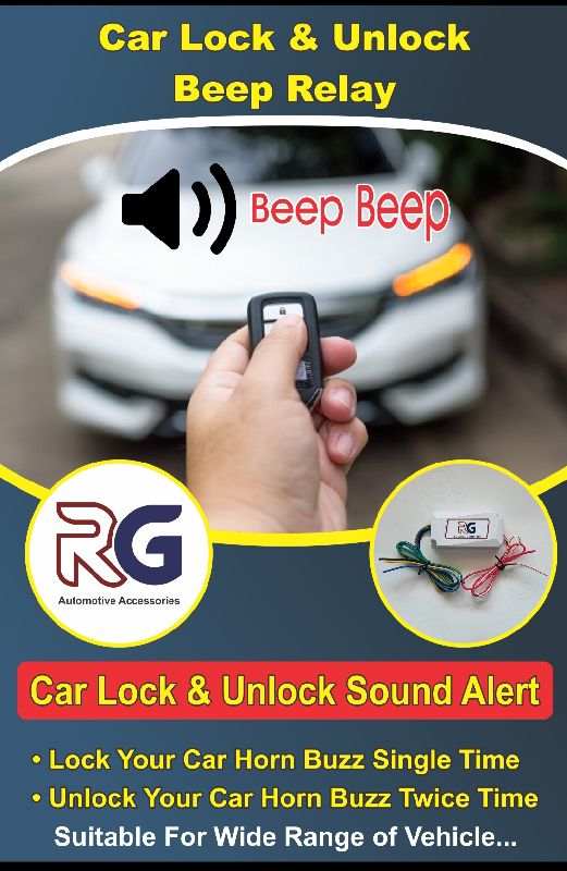 Car lock unlock sound module relay, Voltage : 12v