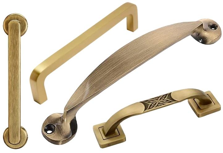 Rectangular Brass Door & Drawer Handles, for Furniture Marking, Size : Standard