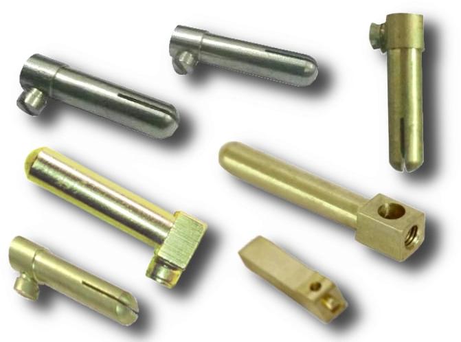 Brass Male Plug Pins, for Industrial, Size : Standard