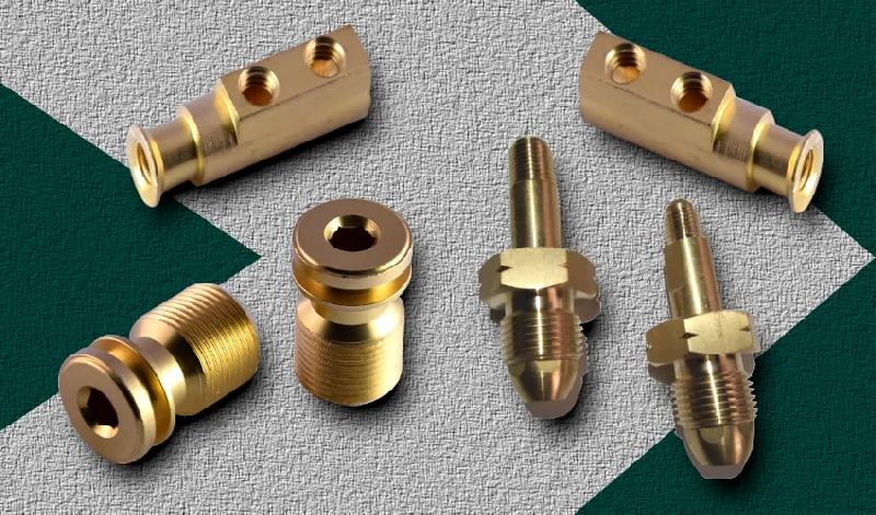 Polished Brass Precision Components, for Machinery Use, Size : Standard