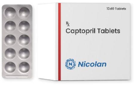  Captopril Tablets, for Clinical, Hospital, Personal