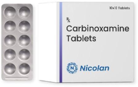  Carbinoxamine Tablets, for Clinic, Hospitals, Packaging Type : Alu Alu