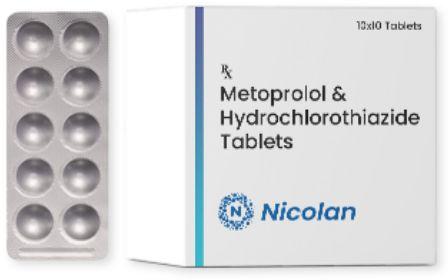 Metoprolol and Hydrochlorothiazide Tablets