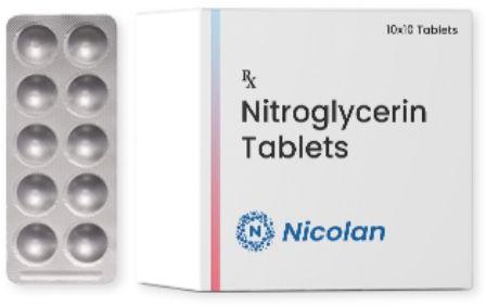 Nitroglycerin Tablets, for Home, Hospital, Clinic