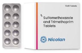Sulfamethoxazole and Trimethoprim Tablets, for Pharmaceuticals, Clinical, Hospital, Packaging Type : Plastic Packets