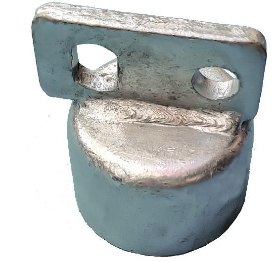 2 Hole Galvanised Steel Rail End Cap