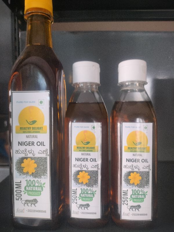 Healthy Delight Wood Pressed Niger Oil, for Cooking, Shelf Life : 6Months