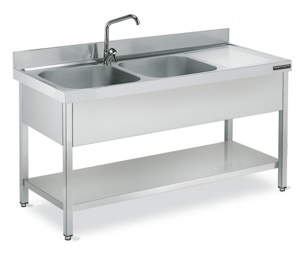 Double Sink with Working Table
