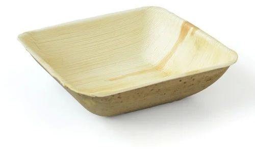 Areca Leaf Square Bowl, Feature : Disposable, Light Weight