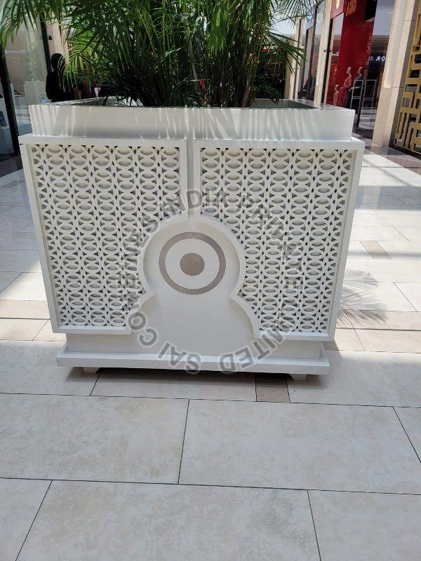 Marble Carved Tree Pot, for Garden, Feature : Good Quality