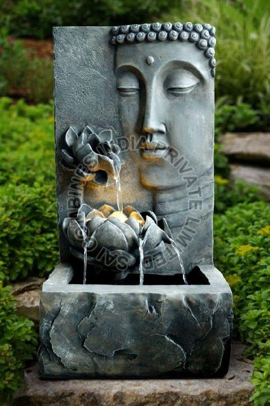 Marble Indoor Buddha Fountain, for Amusement Park, Garden, Public Attraction Places, Feature : Blinking Diming