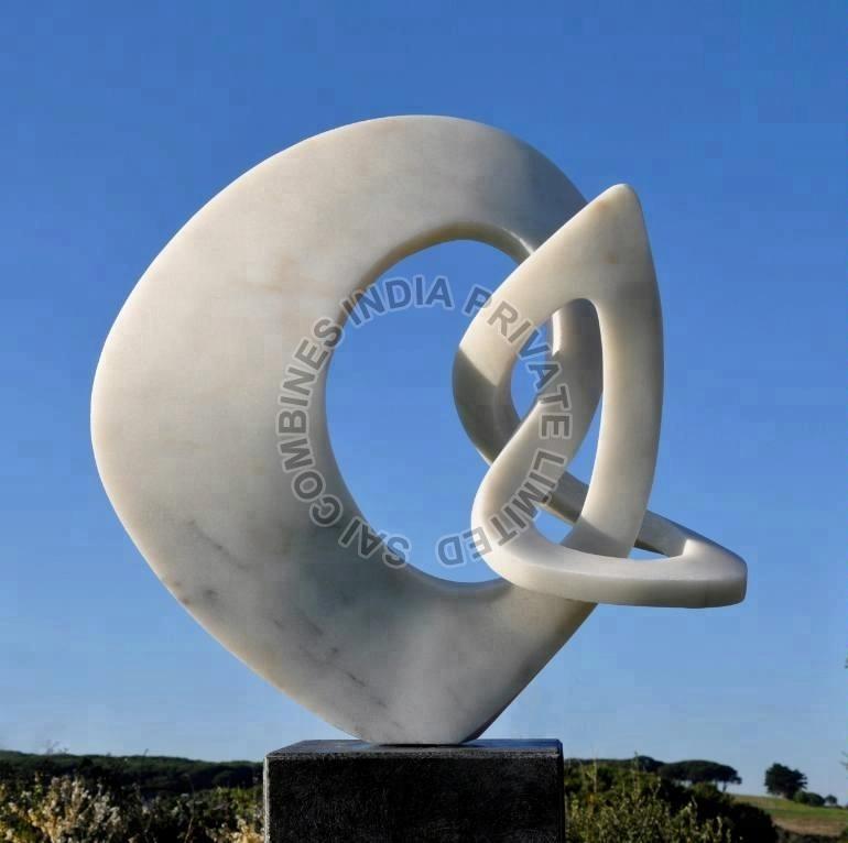 Marble Modern Art Unique Sculpture, for Outdoor, Feature : Fine Finishing, Perfect Shape