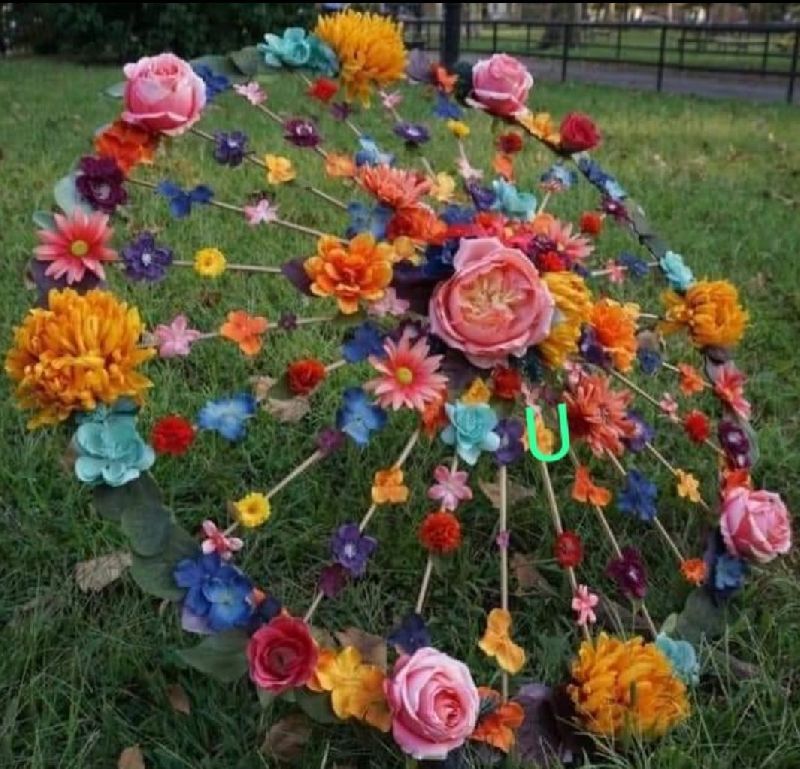 Wooden Base Bridal Entry Umbrella, Type Decorative Ahana Creation