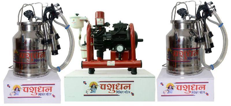PM 450 Double Bucket Milking Machine, Certification : CE Certified
