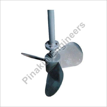 Polished Metal Propeller Agitator, for Industrial, Grade : ANSI, ASME