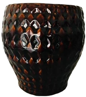 Zoya Handicrafts Ceramic Flora Pot, for Exterior Decor, Size : H-11 Inches ; D-10 Inches