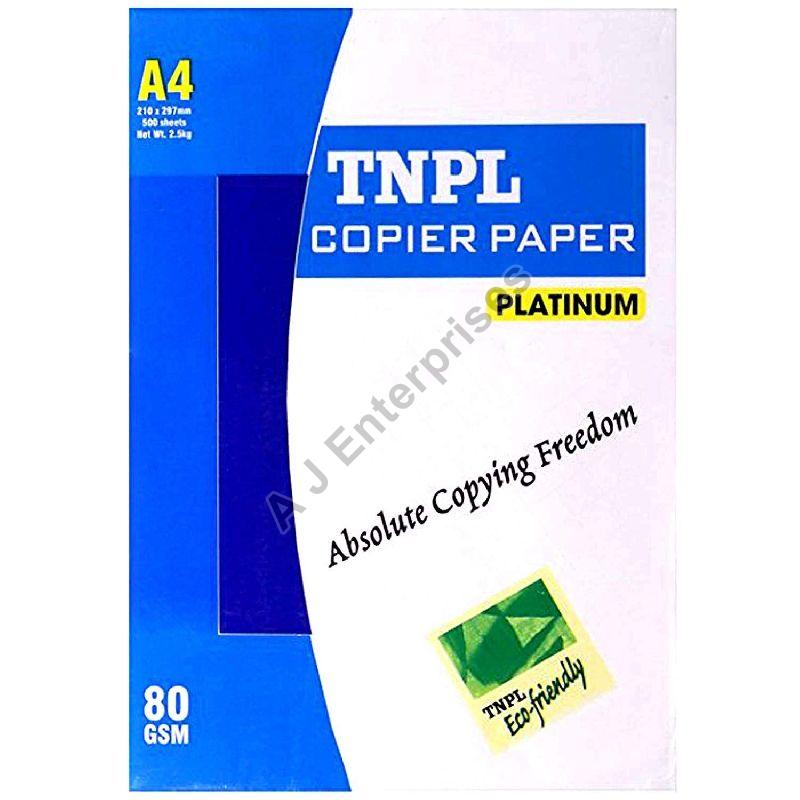 TNPL Copier Platinum Paper, Color : White