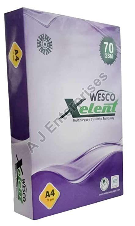 Wesco Xelent A4 Copier Paper, Color : White