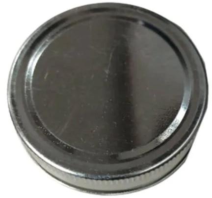 Plain Aluminium 83mm RO Bottle Cap, Shape : Round