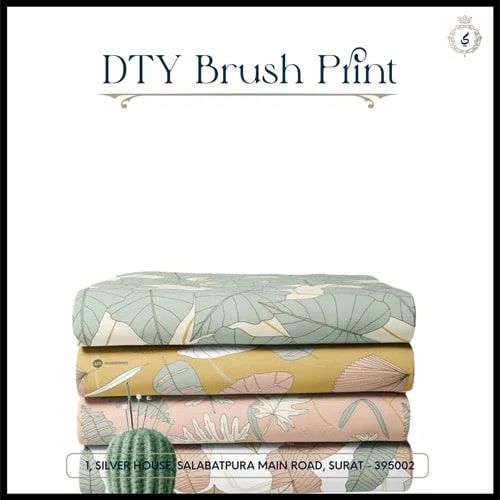Dty Brush Print Fabric