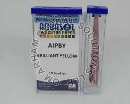 Aquasol Brilliant Yellow Test Paper