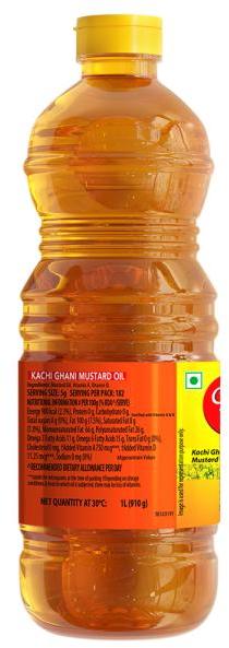 Kachi Ghani Mustard Oil (1 Ltr.)