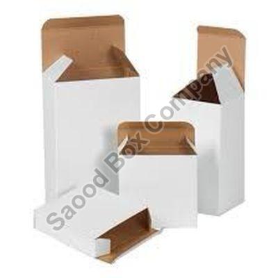 Plain Kraft Paper White Carton Box, Storage Capacity : 15-20kg