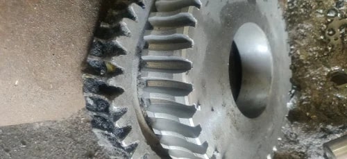 Round Polished Metal Worm Gear, for Industrial Use, Color : Metallic