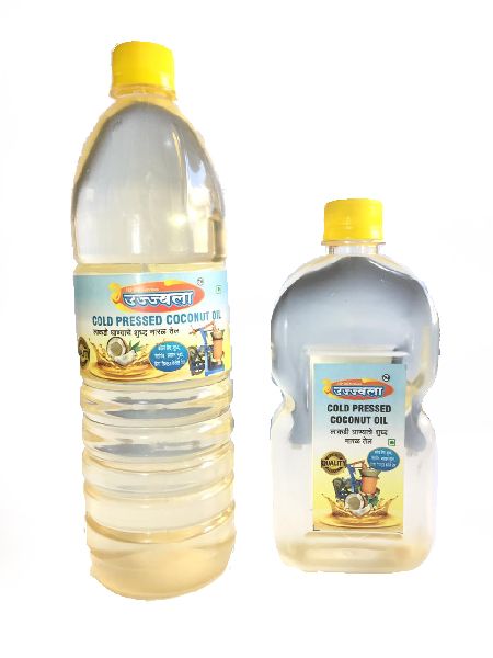 Ujjwala Cold Pressed Coconut Oil, for Cooking, Packaging Type : Plastic Bottle
