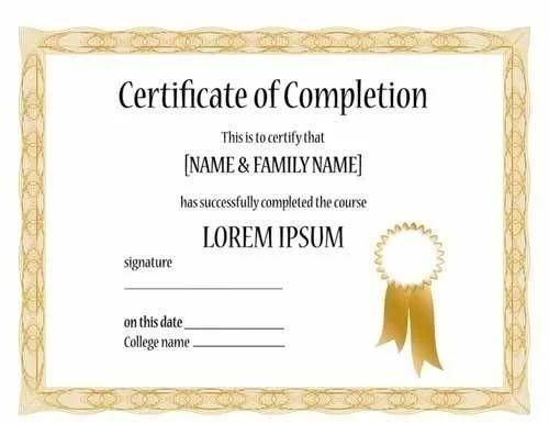 Certificate Printing Services