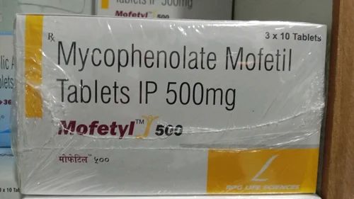 Anti Retrovirals Mofetyl 500mg Tablets, for Hospital, Certification : FSSAI Certified