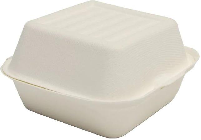 10x10 Inch Compostable Burger Box