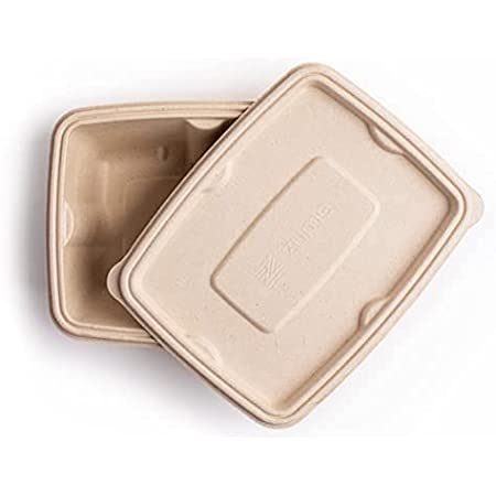 500 ml Rectangle Compostable Container