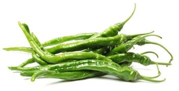 fresh green chilli