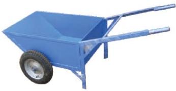 Double Wheel Barrow with Pneumatic Wheels, Feature : Fine Finish, Rust Proof