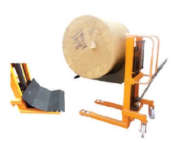 Hydraulic Reel Stacker, for Lifting Goods, Color : Yellow