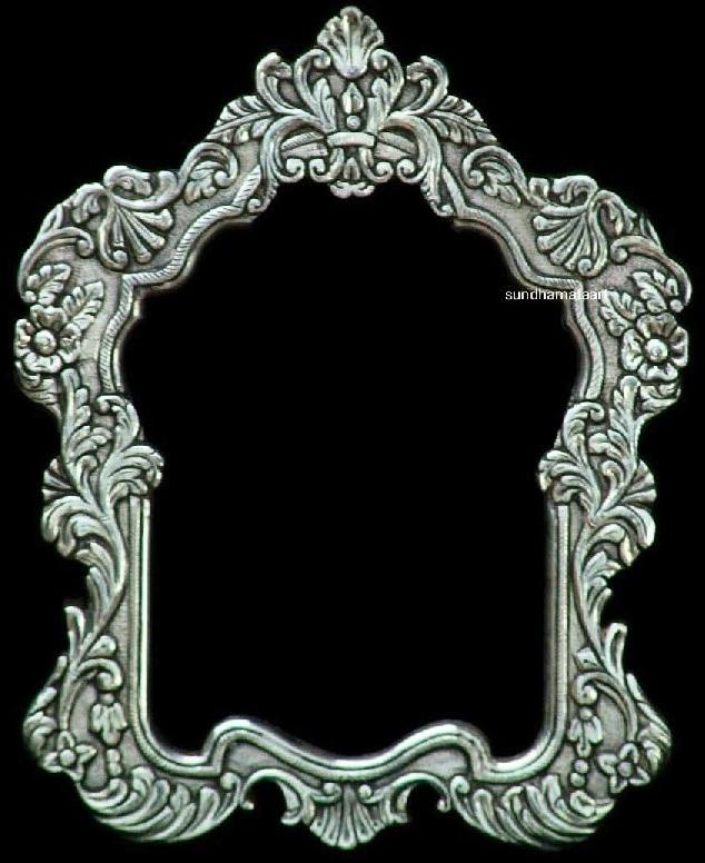 Polished Silver Antique frame, Packaging Type : Carton Box