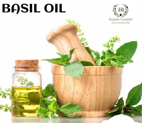 Basil oil, Packaging Type : Bottle