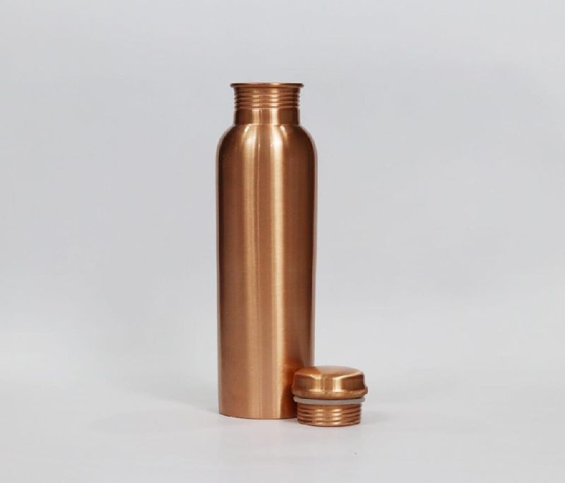 Plain Copper Water Bottle, Storage Capacity : 500ml, 1ltr